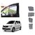 After Cars ms Wagon R 2012 Car Half Sun Shade black curtain With Free Gift Car Bluetooth