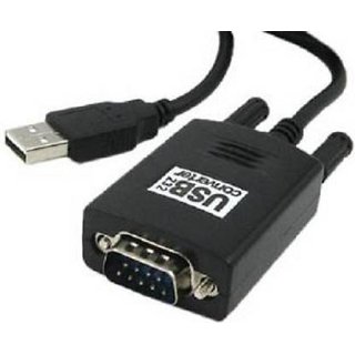 JAMUS usb to serial RS 232 converter USB Adapter Black