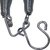 BARAKATH Baby Infant Jhula Swing Stainless Steel Baby Cradle Spring (20 Kg Silver)