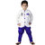SBN White Sherwani With Blue Payjama