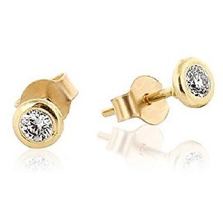 Diamond earrings original precious gemstone american dimaond gold plated stud for fashion purpose Diamond earrings original precious gemstone american dimaond gold plated stud for fashion purpose