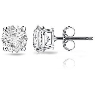 Natural diamond earring precious & effective stud silver earring ( ameican Diamond ) by Ceylonmine Natural diamond earring precious & effective stud silver earring ( ameican Diamond ) by Ceylonmine