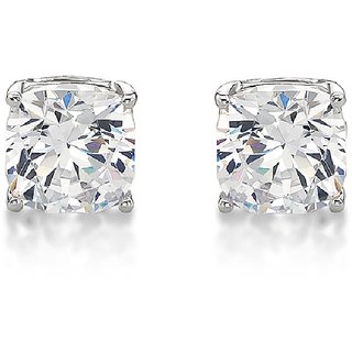 Natural diamond earring precious & effective stud silver earring ( ameican Diamond ) by Ceylonmine Natural diamond earring precious & effective stud silver earring ( ameican Diamond ) by Ceylonmine