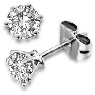 Natural diamond earring precious & effective stud silver earring ( ameican Diamond ) by Ceylonmine Natural diamond earring precious & effective stud silver earring ( ameican Diamond ) by Ceylonmine