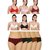 Pack of 6 Multicolor Non- Padded Bra and Pack of 5 Cotton Panty ( 0012 ) by Minha Fashion