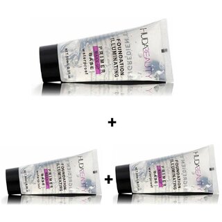 Pack Of 3 Huda Beauty Face Primer Gel Makeup Kit - 40ml