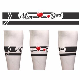 voorkoms Mom Dad Hand Band Tattoo New Designs Men and Women Waterproof Temporary Body Tattoo HB05