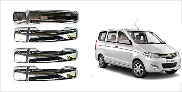 Buy After cars Chevrolet Enjoy Car Door Handle Latch Chrome Plated Cover  with Car Bluetooth Online @ ₹850 from ShopClues