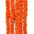 Artificial Marigold Flowers Garlands Phool Mala, Puja Decoration Flowers, Genda Phool,(Dark Orange) (Pack of 5 Strips)