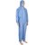 PPE kit Personal Protection Equipment Disposable Coverall Suit - Free Size Blue