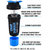 TRUE INDIAN TI-302-1-(BLUE-BLACK) 500 ml Shaker  (Pack of 1, Blue, Plastic)