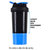 TRUE INDIAN TI-302-1-(BLUE-BLACK) 500 ml Shaker  (Pack of 1, Blue, Plastic)
