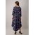 FrionKandy Women's Gold Printed Rayon Ethnic Long Gwon Maxi Dress (Pack of 2, Dark Blue  Red)