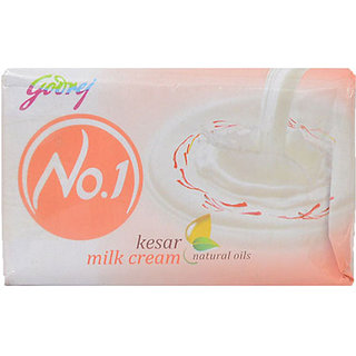 Godrej No.1 Kesar Milk Cream Soap 50g