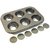 Nonstick Muffin Tray - Removable Base - 6 Cups
