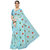 Eka Lifestyle Women's Mysore Silk Blue Printed Saree