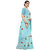 Eka Lifestyle Women's Mysore Silk Blue Printed Saree