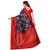 Eka Lifestyle Women's Mysore Silk Navy Printed Saree