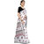 Eka Lifestyle Women's Linen Black Printed Saree
