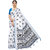 Eka Lifestyle Women's Linen Blue Printed Saree