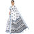 Eka Lifestyle Women's Linen Blue Printed Saree