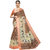 Eka Lifestyle Women's Linen Brown Printed Saree