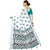 Eka Lifestyle Women's Linen Blue Printed Saree