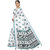 Eka Lifestyle Women's Linen Blue Printed Saree