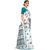 Eka Lifestyle Women's Linen Blue Printed Saree