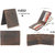 theFitSquare Men Brown Genuine Leather RFID Wallet 6 Card Slot 1 Note Compartment TFS-2013