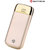 Raptech RT-01 10000mAh Power Bank Charger Fast Battery Power Bank for All Smartphones 2 Output Power Bank (Gold)