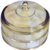METALCRAFTS Brass Shell dibbi, multi purpose, golden and pearl colour, 8x8xx5 cm
