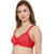 KSB ENTERPRISES Women's Full Coverage Wirefree Poly Cotton with Net Bra