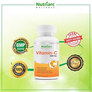 Buy Nutriarc Wellness Vitamin C 1000 Mg Tablets Immunity Skincare Antioxidant 60 Tablets Orange Flavour Online Get 67 Off
