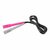 DE JURE FITNESS Adjustable Slim Shape Weight Loss Ball Pencil Speed Skipping Rope (275 cm Color Pink Grey and Black)