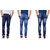Ragzo Men's Stretchable Pack of 3  Slim Fit Multicolor Jeans