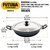 Hawkins Futura Non-Stick Round Bottom Deep-Fry Kadai with Steel Lid 30cm