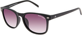David Blake Matte Black Wayfarer Gradient Polarised UV Protected Unisex Sunglass