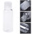 Wonder Star Empty Plastic Transparent Refillable Flip Top Cap Bottle for hand sanitizer (30ml, White) - Set of 20