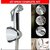 Logger Safari Abs Plastic Chrome Finished Health Faucet With Stainless Steel Tube And Pvc Holder (Silver)