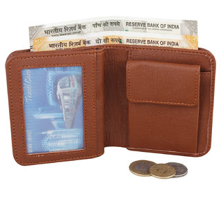 Pure Leather Wallet/Purse For Men Genuine Leather Wallet/Pure for Gents Stylish Leather Tri-Fold Wallet/Purse for Man