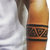Ordershock Triangle Hand Band Waterproof Temporary Tattoo, Black