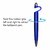 D S 3 in 1 Pen with Smartphone Stand Holder,Screen Wipe  Ballpoint Pen Ink Writing Pen Compatible for Android pack of 1