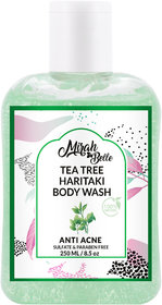 Mirah Belle - Tea Tree Anti Acne Body Wash (250 ml) - For Healing Acne, Pimples, Scars, Blemishes  Breakouts.