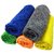 love4ride Pack Of 2 Multicolour Microfiber Washable Car Cleaning Cloth