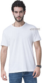 eDESIRE Tshirts Plain Casual Dry-Fit Sports Gym Round Neck T-Shirt For Men