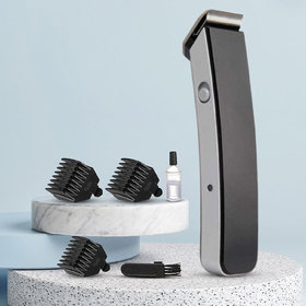 Stylopunk  Men's Black Rechargeable Cordless Ns-216 Trimmer Shaving Machine Clipper