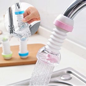 Plastic Tap Extension for Sink Kitchen Gadgets Adjustable Water Saving Faucet Home 360 Degree
