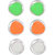 MissMister Silver plated Combo of 3 colours Fashion earring studs Women Girls
