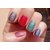 Colorful Round Glitter for Nail Art Nails 24 Pcs. Set With Free Gift